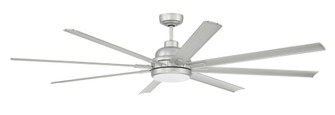 Rush 72'' 8-Blade Indoor/Outdoor (Wet) Ceiling Fan in Painted Nickel w/ Painted Nickel Blades (20|RSH72PN8)