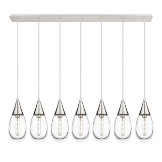 Malone - 7 Light - 50 inch - Polished Nickel - Linear Pendant (3442|127-450-1P-PN-G450-6CL)