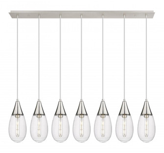 Malone - 7 Light - 50 inch - Polished Nickel - Linear Pendant (3442|127-450-1P-PN-G450-6SCL)