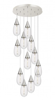 Malone - 12 Light - 25 inch - Polished Nickel - Multi Pendant (3442|126-450-1P-PN-G450-6SCL)