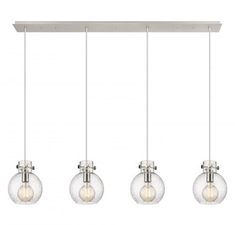 Newton Sphere - 4 Light - 52 inch - Polished Nickel - Cord hung - Linear Pendant (3442|124-410-1PS-PN-G410-8SDY)