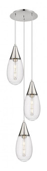 Malone - 3 Light - 14 inch - Polished Nickel - Multi Pendant (3442|113-450-1P-PN-G450-6SCL)