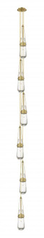 Milan - 6 Light - 6 inch - Brushed Brass - Multi Pendant (3442|106-452-1P-BB-G452-4CL)