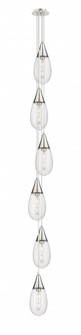 Malone - 6 Light - 8 inch - Polished Nickel - Multi Pendant (3442|106-450-1P-PN-G450-6SCL)