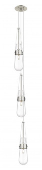Milan - 3 Light - 6 inch - Brushed Satin Nickel - Multi Pendant (3442|103-452-1P-SN-G452-4CL)