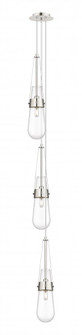 Milan - 3 Light - 6 inch - Polished Nickel - Multi Pendant (3442|103-452-1P-PN-G452-4CL)