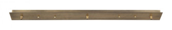 5 Light Rectangular Multi Port Canopy (3442|123-BB)