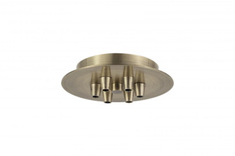 6 Light Round Multi Port Canopy (3442|106-AB)