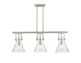 Newton Cone - 3 Light - 42 inch - Satin Nickel - Island Light (3442|411-3I-SN-G411-10SDY)