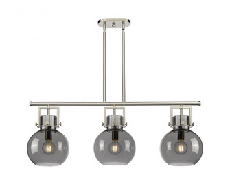 Newton Sphere - 3 Light - 42 inch - Satin Nickel - Island Light (3442|411-3I-SN-G410-10SM)