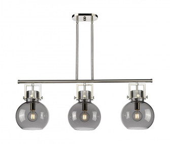 Newton Sphere - 3 Light - 42 inch - Polished Nickel - Island Light (3442|411-3I-PN-G410-10SM)