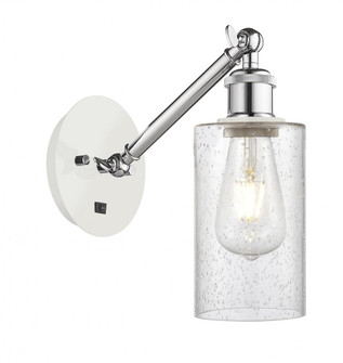 Clymer - 1 Light - 4 inch - White Polished Chrome - Adjustable Sconce (3442|317-1W-WPC-G804)