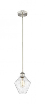 Cindyrella - 1 Light - 8 inch - Brushed Satin Nickel - Cord hung - Mini Pendant (3442|616-1S-SN-G654-8)