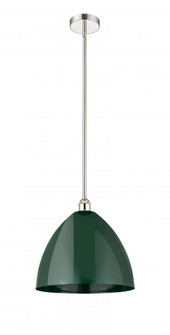 Plymouth - 1 Light - 16 inch - Polished Nickel - Cord hung - Mini Pendant (3442|616-1S-PN-MBD-16-GR)