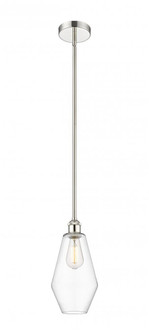 Cindyrella - 1 Light - 7 inch - Polished Nickel - Cord hung - Mini Pendant (3442|616-1S-PN-G652-7-LED)