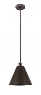 Berkshire - 1 Light - 12 inch - Oil Rubbed Bronze - Cord hung - Mini Pendant (3442|616-1S-OB-MBC-12-OB-LED)