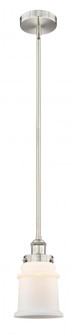 Canton - 1 Light - 6 inch - Brushed Satin Nickel - Cord hung - Mini Pendant (3442|616-1SH-SN-G181-LED)