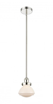 Olean - 1 Light - 7 inch - Polished Nickel - Cord hung - Mini Pendant (3442|616-1SH-PN-G321)