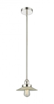 Halophane - 1 Light - 9 inch - Polished Nickel - Cord hung - Mini Pendant (3442|616-1SH-PN-G2-LED)