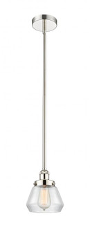 Fulton - 1 Light - 7 inch - Polished Nickel - Cord hung - Mini Pendant (3442|616-1SH-PN-G172)