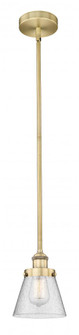 Cone - 1 Light - 6 inch - Brushed Brass - Cord hung - Mini Pendant (3442|616-1SH-BB-G64)