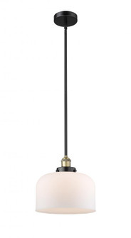 Bell - 1 Light - 12 inch - Black Antique Brass - Stem hung - Mini Pendant (3442|616-1SH-BAB-G71-L)