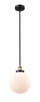 Beacon - 1 Light - 10 inch - Black Antique Brass - Stem hung - Mini Pendant (3442|616-1SH-BAB-G201-10)