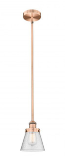 Cone - 1 Light - 6 inch - Antique Copper - Cord hung - Mini Pendant (3442|616-1SH-AC-G64)