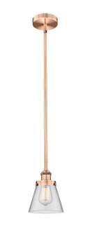 Cone - 1 Light - 6 inch - Antique Copper - Cord hung - Mini Pendant (3442|616-1SH-AC-G62)