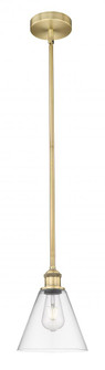 Berkshire - 1 Light - 8 inch - Brushed Brass - Cord hung - Mini Pendant (3442|616-1S-BB-GBC-82-LED)