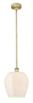 Norfolk - 1 Light - 12 inch - Brushed Brass - Cord hung - Mini Pendant (3442|616-1S-BB-G461-12-LED)