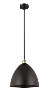 Bristol - 1 Light - 16 inch - Black Antique Brass - Stem hung - Mini Pendant (3442|616-1S-BAB-MBD-16-BK)