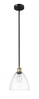 Bristol - 1 Light - 9 inch - Black Antique Brass - Stem hung - Mini Pendant (3442|616-1S-BAB-GBD-92)