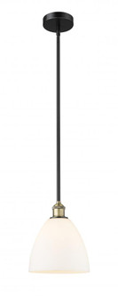 Bristol - 1 Light - 9 inch - Black Antique Brass - Stem hung - Mini Pendant (3442|616-1S-BAB-GBD-91)