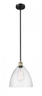 Bristol - 1 Light - 12 inch - Black Antique Brass - Stem hung - Mini Pendant (3442|616-1S-BAB-GBD-124)