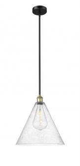 Berkshire - 1 Light - 16 inch - Black Antique Brass - Stem hung - Pendant (3442|616-1S-BAB-GBC-164)