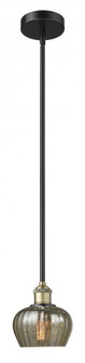 Fenton - 1 Light - 7 inch - Black Antique Brass - Stem hung - Mini Pendant (3442|616-1S-BAB-G96)
