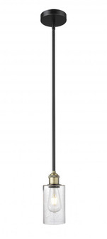 Clymer - 1 Light - 4 inch - Black Antique Brass - Stem hung - Mini Pendant (3442|616-1S-BAB-G804)