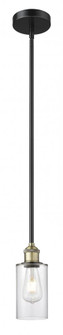 Clymer - 1 Light - 4 inch - Black Antique Brass - Stem hung - Mini Pendant (3442|616-1S-BAB-G802)