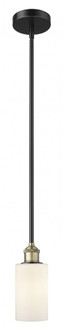 Clymer - 1 Light - 4 inch - Black Antique Brass - Stem hung - Mini Pendant (3442|616-1S-BAB-G801)