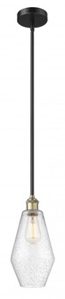 Cindyrella - 1 Light - 7 inch - Black Antique Brass - Stem hung - Mini Pendant (3442|616-1S-BAB-G654-7)