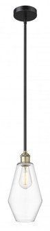 Cindyrella - 1 Light - 7 inch - Black Antique Brass - Stem hung - Mini Pendant (3442|616-1S-BAB-G652-7)