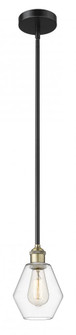 Cindyrella - 1 Light - 6 inch - Black Antique Brass - Stem hung - Mini Pendant (3442|616-1S-BAB-G652-6)