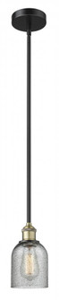 Caledonia - 1 Light - 5 inch - Black Antique Brass - Stem hung - Mini Pendant (3442|616-1S-BAB-G257)