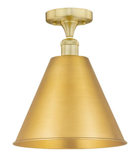 Berkshire - 1 Light - 12 inch - Satin Gold - Semi-Flush Mount (3442|616-1F-SG-MBC-12-SG)