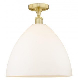 Bristol - 1 Light - 16 inch - Satin Gold - Semi-Flush Mount (3442|616-1F-SG-GBD-161)