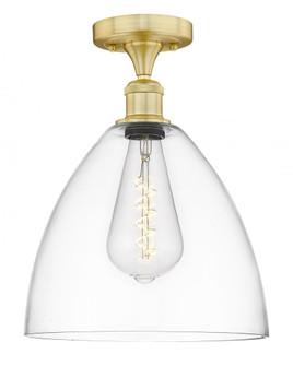 Bristol - 1 Light - 12 inch - Satin Gold - Semi-Flush Mount (3442|616-1F-SG-GBD-122)