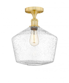 Cindyrella - 1 Light - 12 inch - Satin Gold - Semi-Flush Mount (3442|616-1F-SG-G654-12)