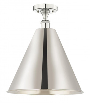 Berkshire - 1 Light - 16 inch - Polished Nickel - Semi-Flush Mount (3442|616-1F-PN-MBC-16-PN)