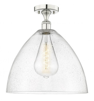 Bristol - 1 Light - 16 inch - Polished Nickel - Semi-Flush Mount (3442|616-1F-PN-GBD-164)